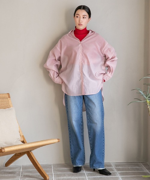 LOWRYS FARM(ローリーズファーム)の「CONEアシメデニムパンツ* 177906(デニムパンツ・レディース・ネイビー/ライトブルー/アイボリー/ブルー・SMALL/MEDIUM/LARGE)」の10枚目の写真