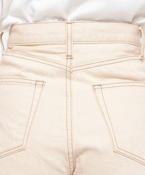 LOWRYS FARM(ローリーズファーム)の「CONEアシメデニムパンツ* 177906(デニムパンツ・レディース・ネイビー/ライトブルー/アイボリー/ブルー・SMALL/MEDIUM/LARGE)」の15枚目の写真