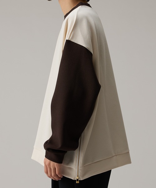 Lui's（ルイス）の「リンガーロングスリーブカットソー（Tシャツ/カットソー・メンズ・オフホワイト/ブラック/ネイビー・FREE）」の9枚目の写真