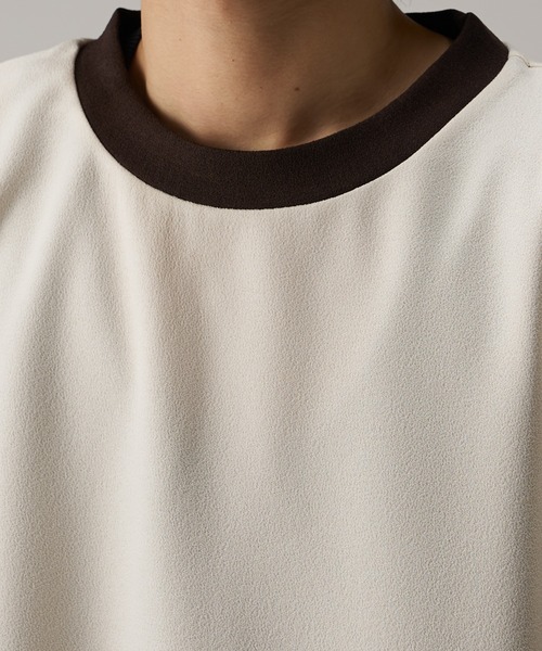 Lui's（ルイス）の「リンガーロングスリーブカットソー（Tシャツ/カットソー・メンズ・オフホワイト/ブラック/ネイビー・FREE）」の12枚目の写真