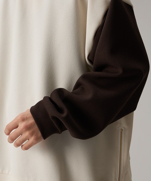 Lui's（ルイス）の「リンガーロングスリーブカットソー（Tシャツ/カットソー・メンズ・オフホワイト/ブラック/ネイビー・FREE）」の13枚目の写真