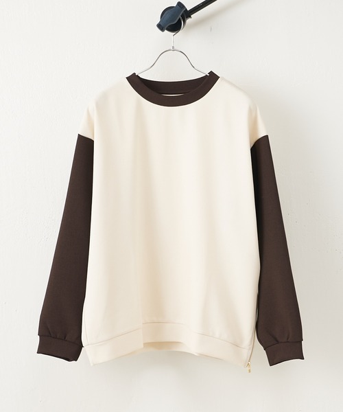 Lui's（ルイス）の「リンガーロングスリーブカットソー（Tシャツ/カットソー・メンズ・オフホワイト/ブラック/ネイビー・FREE）」の18枚目の写真