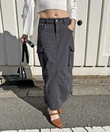 Jewelobe | ストレッチツイルカーゴロングスカート(スカート)