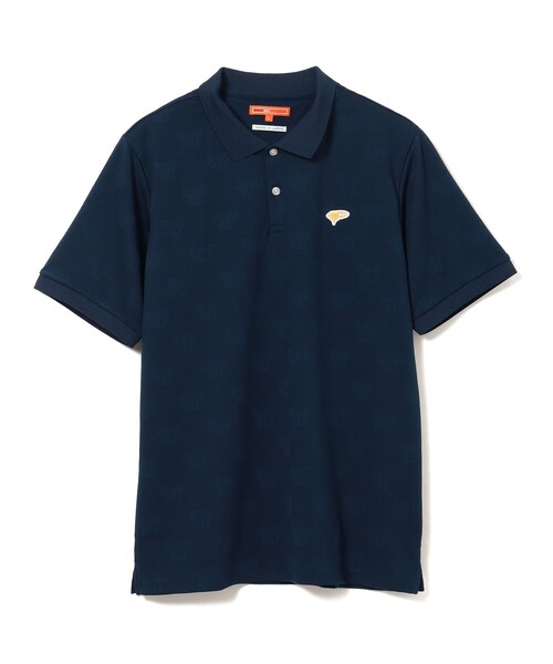 MEN〉BEAMS GOLF ORANGE LABEL / ジャカード ロゴ ポロシャツ