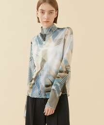 CITY TOKYO（シティトウキョウ）の「アテネプリントシアートップス（Tシャツ/カットソー）」