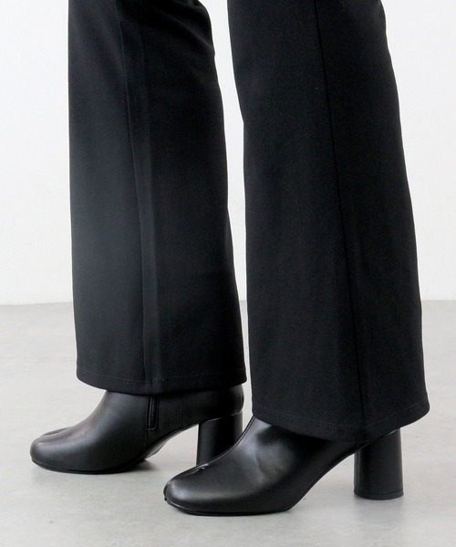 LibertyDoll（リバティードール）の「7cm円柱ヒール足袋ブーツ 袴ブーツ（ブーツ・レディース・ベージュ/キャメル/ダークブラウン/アイボリー/ブラック/グレイッシュベージュ・LL/S/3L/M/L/4L）」の12枚目の写真