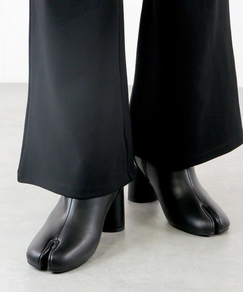 LibertyDoll（リバティードール）の「7cm円柱ヒール足袋ブーツ 袴ブーツ（ブーツ・レディース・ベージュ/キャメル/ダークブラウン/アイボリー/ブラック/グレイッシュベージュ・LL/S/3L/M/L/4L）」の11枚目の写真