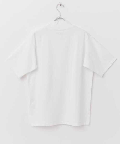 URBAN RESEARCH DOORS(アーバンリサーチドアーズ)の「『抗菌/防臭』LIFE STYLE TAILOR シルケットポンチストレッチモックネックTシャツ(Tシャツ/カットソー・メンズ・ホワイト・MEDIUM/LARGE)」の6枚目の写真
