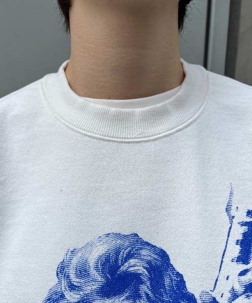 CIAOPANIC（チャオパニック）の「グラフィックプリントプルオーバー/スウェット（スウェット・レディース・ホワイト/ベージュ/グレー/ブラック・FREE）」の6枚目の写真