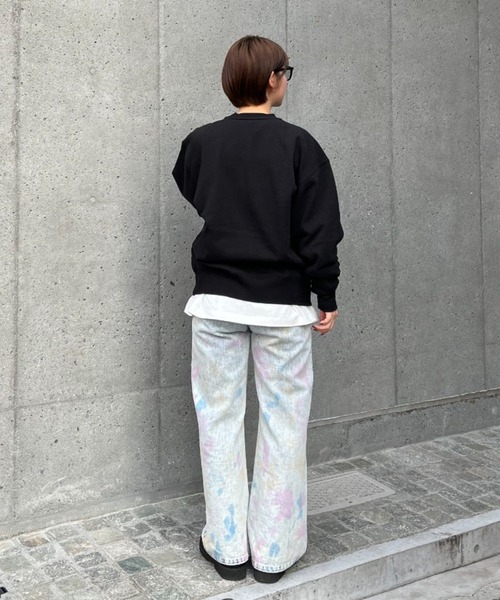 CIAOPANIC（チャオパニック）の「グラフィックプリントプルオーバー/スウェット（スウェット・レディース・ホワイト/ベージュ/グレー/ブラック・FREE）」の14枚目の写真