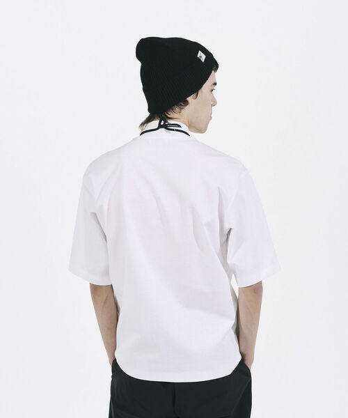 MXP(エムエックスピー)の「《WEB限定》【NEUTRALWORKS./ニュートラルワークス】SC H/S MOCKNECK モックネックT(Tシャツ/カットソー・メンズ・ブラック/ダークネイビー/ホワイト・L)」の5枚目の写真