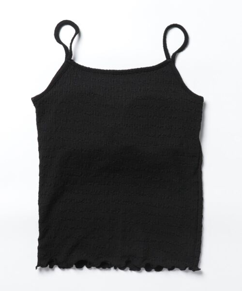 CHILLE(チル)の「カップ付きジャガードキャミソール(キャミソール・レディース・ブラック/オリーブ/アイボリー・FREE)」の4枚目の写真