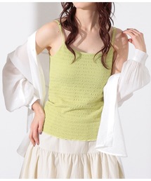 CHILLE | カップ付きジャガードキャミソール(キャミソール)