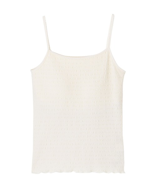 CHILLE(チル)の「カップ付きジャガードキャミソール(キャミソール・レディース・ブラック/オリーブ/アイボリー・FREE)」の18枚目の写真