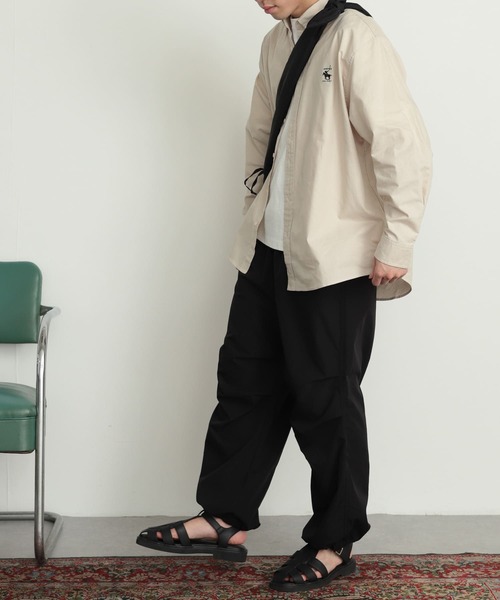 SENSE OF PLACE by URBAN RESEARCH（センスオブプレイスバイアーバンリサーチ）の「『別注』GREENWICH POLO CLUB×SENSE OF PLACE 　シャツA（シャツ/ブラウス・メンズ・カーキ/ライトベージュ/チャコールグレー・LARGE/MEDIUM）」の11枚目の写真