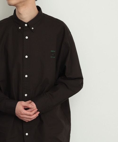 SENSE OF PLACE by URBAN RESEARCH（センスオブプレイスバイアーバンリサーチ）の「『別注』GREENWICH POLO CLUB×SENSE OF PLACE 　シャツA（シャツ/ブラウス・メンズ・カーキ/ライトベージュ/チャコールグレー・LARGE/MEDIUM）」の15枚目の写真