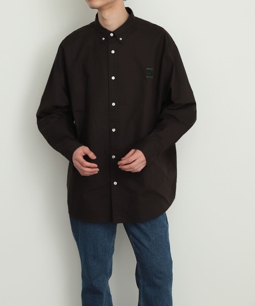 SENSE OF PLACE by URBAN RESEARCH（センスオブプレイスバイアーバンリサーチ）の「『別注』GREENWICH POLO CLUB×SENSE OF PLACE 　シャツA（シャツ/ブラウス・メンズ・カーキ/ライトベージュ/チャコールグレー・LARGE/MEDIUM）」の18枚目の写真