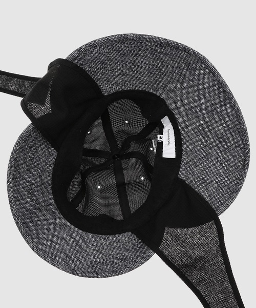 SASQUATCHfabrix.（サスクワァッチファブリックス）の「DOBULE BRIM EAR MUFF HAT（ハット・メンズ・ネイビー/スミクロ・M/L）」の5枚目の写真