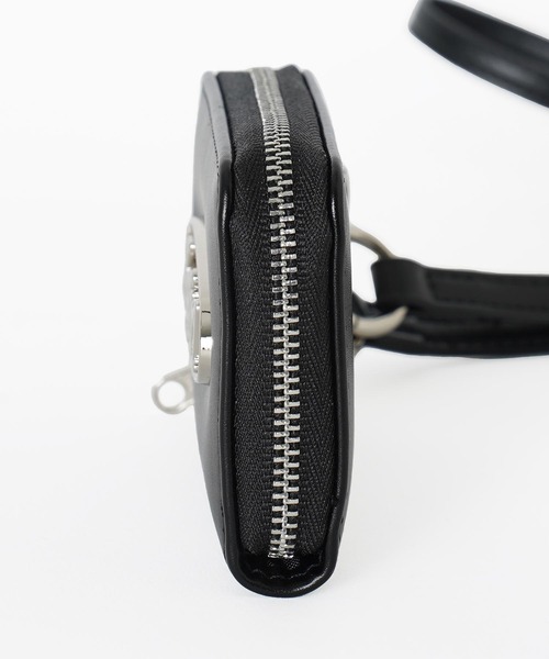 X-girl（エックスガール）の「OVAL LOGO COIN & CARD CASE（コインケース・レディース・ブラック/レッド/グリーン・ONE SIZE）」の8枚目の写真