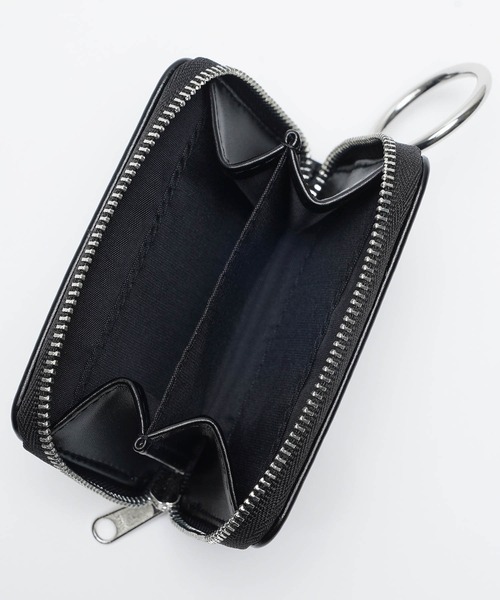 X-girl（エックスガール）の「OVAL LOGO COIN & CARD CASE（コインケース・レディース・ブラック/レッド/グリーン・ONE SIZE）」の14枚目の写真