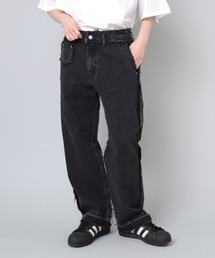 R4098 カット＆パッチルーズパンツ