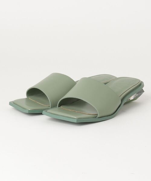 【セール】EVOL / クリアヒールスクエアサンダル / IQ9422（サンダル）｜EVOL（イーボル）