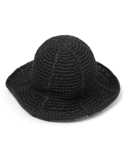 LEPSIM(レプシィム)の「ペーパーカギバリHAT 172504(ハット・レディース・ブラック/ブラウン/ベージュ・ONE SIZE)」の8枚目の写真