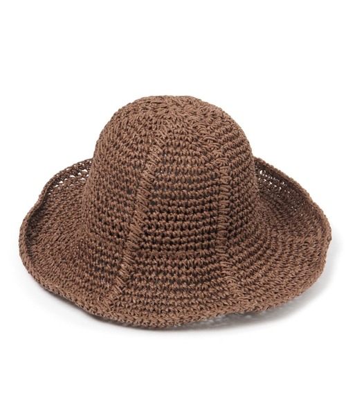 LEPSIM(レプシィム)の「ペーパーカギバリHAT 172504(ハット・レディース・ブラック/ブラウン/ベージュ・ONE SIZE)」の10枚目の写真