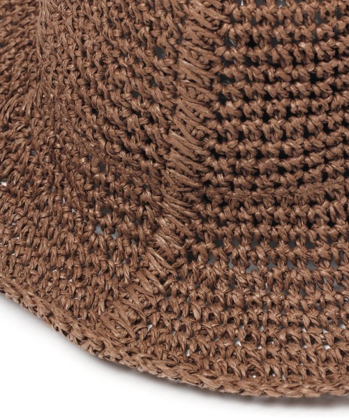 LEPSIM(レプシィム)の「ペーパーカギバリHAT 172504(ハット・レディース・ブラック/ブラウン/ベージュ・ONE SIZE)」の20枚目の写真