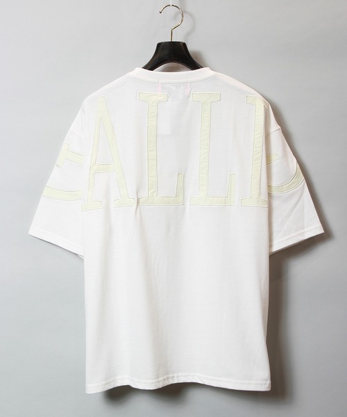 GALLIS ADDICTION(ガリスアディクション)の「GA SATIN-APPLIQUE TEE(Tシャツ/カットソー・メンズ・ホワイト/ブラック/オートミール・M/L)」の4枚目の写真