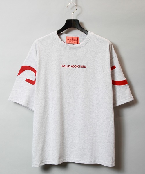 GALLIS ADDICTION(ガリスアディクション)の「GA SATIN-APPLIQUE TEE(Tシャツ/カットソー・メンズ・ホワイト/ブラック/オートミール・M/L)」の6枚目の写真