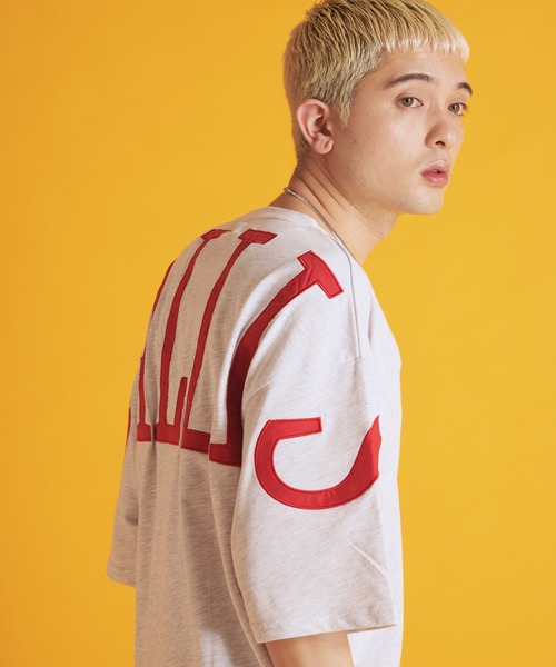 GALLIS ADDICTION(ガリスアディクション)の「GA SATIN-APPLIQUE TEE(Tシャツ/カットソー・メンズ・ホワイト/ブラック/オートミール・M/L)」の13枚目の写真