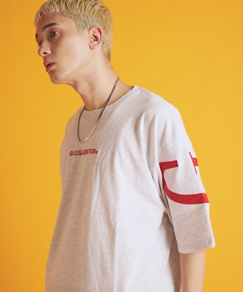 GALLIS ADDICTION(ガリスアディクション)の「GA SATIN-APPLIQUE TEE(Tシャツ/カットソー・メンズ・ホワイト/ブラック/オートミール・M/L)」の15枚目の写真