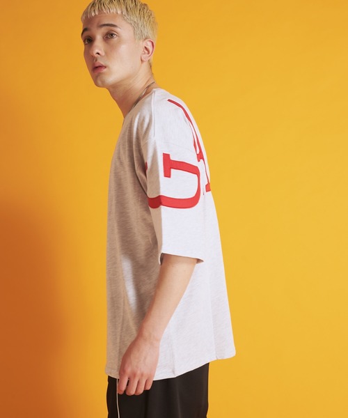 GALLIS ADDICTION(ガリスアディクション)の「GA SATIN-APPLIQUE TEE(Tシャツ/カットソー・メンズ・ホワイト/ブラック/オートミール・M/L)」の16枚目の写真