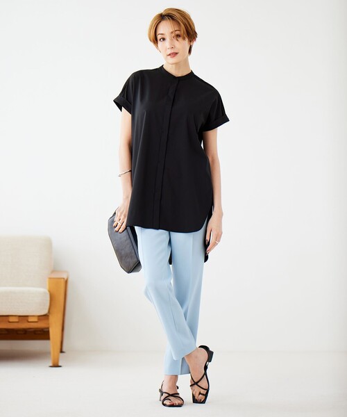 【セール】【洗える】 タイプライタージャージーコンビ カットソー（Tシャツ/カットソー）｜ICB（アイシービー）