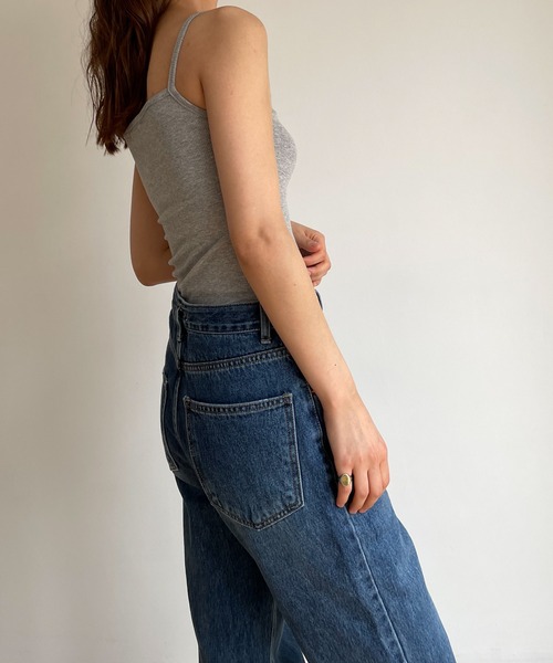 CANAL JEAN(キャナルジーン)の「El mar(エルマール) パット付きリブキャミソール(キャミソール・レディース・ホワイト/ブラック/グレー・ONE SIZE)」の12枚目の写真