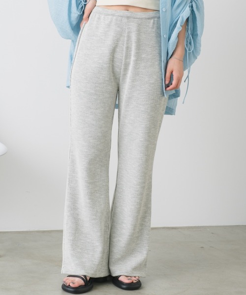 Kastane(カスタネ)の「【SET UP対応】リバーシブルカットフレアパンツ(その他パンツ・レディース・ピンク/ブルー/アイボリー・FREE)」の4枚目の写真