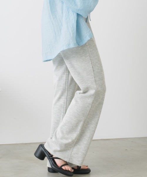 Kastane(カスタネ)の「【SET UP対応】リバーシブルカットフレアパンツ(その他パンツ・レディース・ピンク/ブルー/アイボリー・FREE)」の5枚目の写真