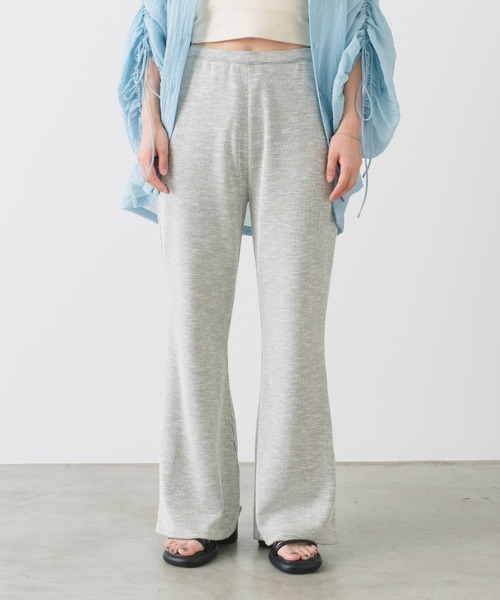 Kastane(カスタネ)の「【SET UP対応】リバーシブルカットフレアパンツ(その他パンツ・レディース・ピンク/ブルー/アイボリー・FREE)」の9枚目の写真