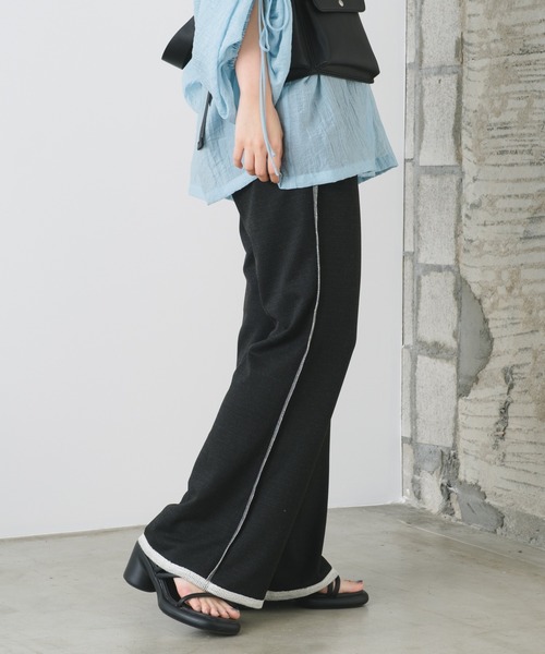 Kastane(カスタネ)の「【SET UP対応】リバーシブルカットフレアパンツ(その他パンツ・レディース・ピンク/ブルー/アイボリー・FREE)」の19枚目の写真