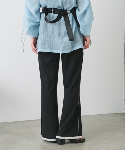 Kastane(カスタネ)の「【SET UP対応】リバーシブルカットフレアパンツ(その他パンツ・レディース・ピンク/ブルー/アイボリー・FREE)」の20枚目の写真