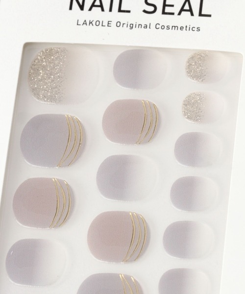 LAKOLE（ラコレ）の「ジェルシール-016 / 198843（ネイルシール/ネイルチップ・レディース・グレー・FREE）」の2枚目の写真