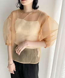 LOWRYS FARM | ２ＷＡＹオーガンジーブラウス５Ｓ　 906582(シャツ/ブラウス)