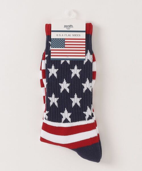 ZENITH（ゼニス）の「【ZENITH】USA FLAG SOCKS（ソックス/靴下・メンズ・その他2/その他1・FREE）」の7枚目の写真
