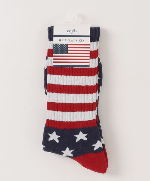 ZENITH（ゼニス）の「【ZENITH】USA FLAG SOCKS（ソックス/靴下・メンズ・その他2/その他1・FREE）」の8枚目の写真