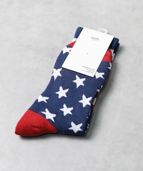 ZENITH（ゼニス）の「【ZENITH】USA FLAG SOCKS（ソックス/靴下・メンズ・その他2/その他1・FREE）」の6枚目の写真