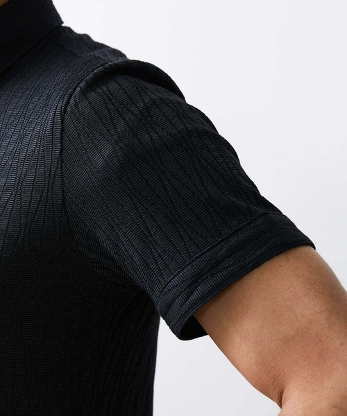 MICHEL KLEIN HOMME (ミッシェルクランオム)の「《日本製》オリジナルボタニカル柄ポロシャツ(Tシャツ/カットソー・メンズ・ブルー/カーキ/ホワイト/ダークグレー・MEDIUM/LARGE/X-LARGE)」の9枚目の写真
