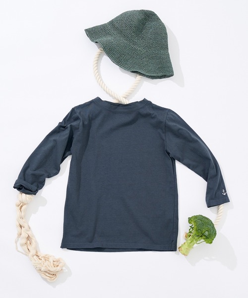 LA MARINE FRANCAISE(マリン フランセーズ)の「【Limhome】別注半袖カットソー(Tシャツ/カットソー・レディース・キャメル/ラベンダー/チャコールグレー/ホワイト/グリーン・0/1)」の7枚目の写真