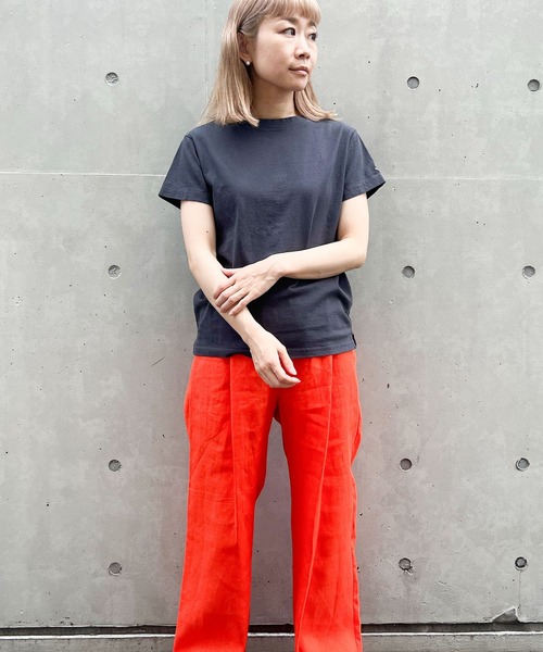 LA MARINE FRANCAISE(マリン フランセーズ)の「【Limhome】別注半袖カットソー(Tシャツ/カットソー・レディース・キャメル/ラベンダー/チャコールグレー/ホワイト/グリーン・0/1)」の17枚目の写真