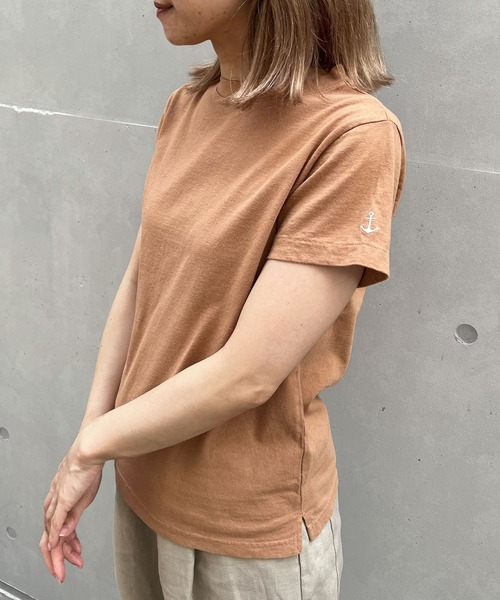 LA MARINE FRANCAISE(マリン フランセーズ)の「【Limhome】別注半袖カットソー(Tシャツ/カットソー・レディース・キャメル/ラベンダー/チャコールグレー/ホワイト/グリーン・0/1)」の15枚目の写真